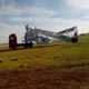 YHZS50 Mobile concrete plant installed in Mongolia